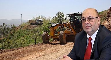 Dulkadiroğlu’ndan Bulanık Mahallesinde Stabilize Yol Çalışması 