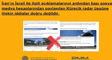 İletişim’den ’Kürecik’ iddialarına yalanlama