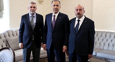 Başkan Görgel, İçişleri Bakanı Yerlikaya ile Görüştü