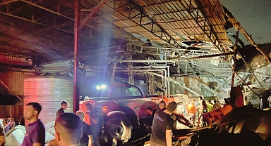 Kahramanmaraş'ta Boya Fabrikası Patlaması