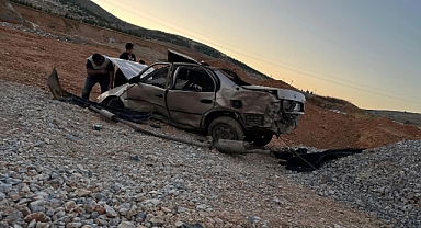 Afşin Erçene Kavşağında Kaza: 2 Ağır Yaralı