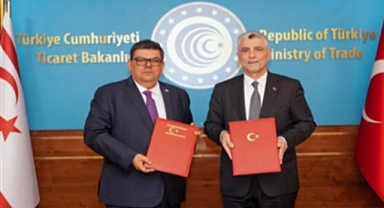 Bakan Bolat, KKTC Maliye Bakanı Berova ile bir araya geldi