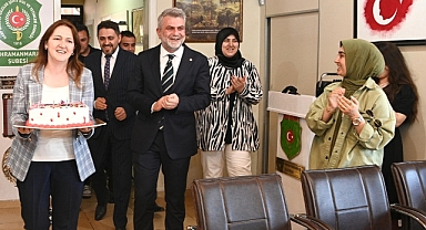 Başkan Görgel’den Şehit Kızına Doğum Günü Sürprizi