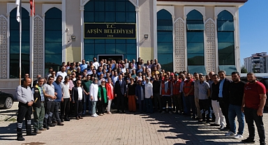 Başkan Kıraç Afşin Belediyesi Personeliyle Buluştu