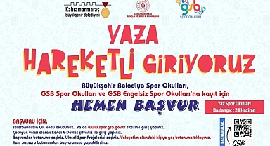 Haydi Gençler Yaz Spor Okulları'na Kayıt Olun!