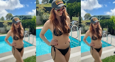 Mine Tugay'dan bikinili yeni pozlar