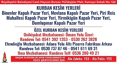 Onikişubat'ta Kurban Bayramı Hazırlıkları Tamam!