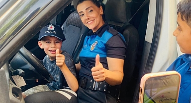 Özel gereksinimli çocuklardan emniyet müdürlüğüne ziyaret 