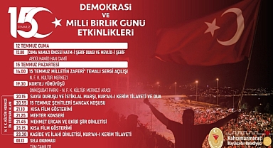15 Temmuz Demokrasi ve Milli Birlik Günü Programı Belli Oldu