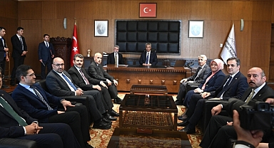 Başkan Görgel, Sağlık Bakanı Memişoğlu’nu Makamında Ağırladı