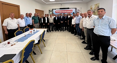 Büyükşehir Belediyesi Muhtar Buluşmalarını Sürdürüyor