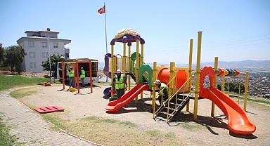 Dulkadiroğlu Belediyesi Arslanbey Mahallesi Tepe Parkı'nı Yeniledi