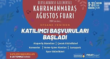 Geleneksel Kahramanmaraş Ağustos Fuarı’na Katılımcı Başvuruları Başladı!