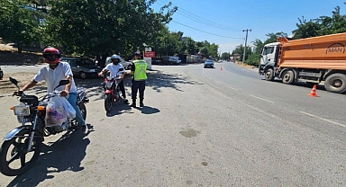 Kahramanmaraş’ta Jandarma’dan eş zamanlı trafik denetimi
