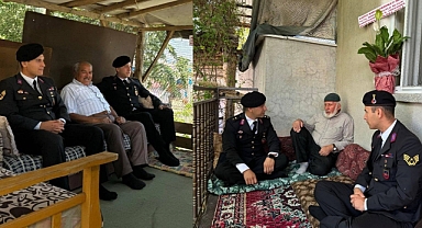 Kahramanmaraş’ta Jandarma’dan Kıbrıs Gazilerine Ziyaret