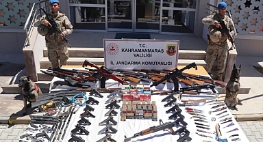 Kahramanmaraş'ta Jandarma'dan Silah Tacirlerine Büyük Darbe