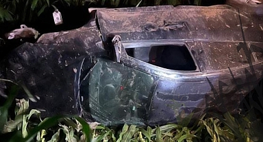 Kahramanmaraş’ta takla atan otomobil mısır tarlasına düştü!