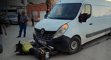Kahramanmaraş’ta Transit Motosiklete Çarptı: 1 Yaralı