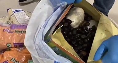 Kahramanmaraş'ta zeytin tenekesinde uyuşturucu sevkiyatı