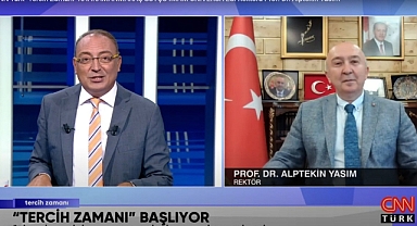 KSÜ Rektörü Yasım, 'Tercih Zamanı' Programında KSÜ’yü Tanıttı