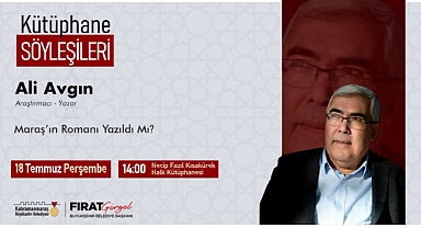 Kütüphane Söyleşileri’nde Yazar Ali Avgın Okurlarla Buluşacak