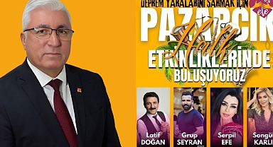 Latif Doğan, Grup Seyran, Songül Karlı ve Serpil Efe Pazarcık'a geliyor