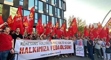 TKP, Rönesans Holding Önünde Eylem Düzenledi