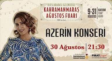 Azerin, Zafer Bayramı’nda KAFUM'da Sahne Alacak