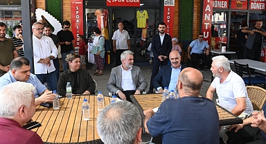 Başkan Görgel Samsun Çarşısı Esnafıyla Buluştu: Yeni Geçici Çarşı Çok Yakında Hazır