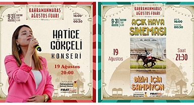 Geleneksel Ağustos Fuarı’nda Pazartesi Günü Sanat ve Sinema Rüzgârı Esecek