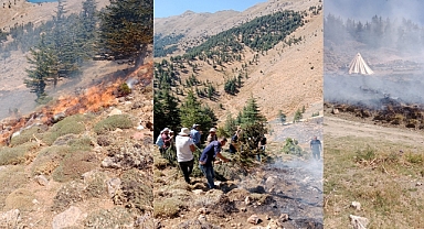 Kahramanmaraş Çağlayancerit’te Orman Yangını!