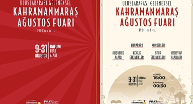 Kahramanmaraş Geleneksel Ağustos Fuarı'nda Çocuk Tiyatrosu ve Açık Hava Sineması Keyfi