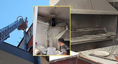 Kahramanmaraş'ta kebap salonunun bacasında yangın çıktı!