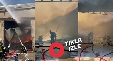 Kahramanmaraş'ta Tekstil Fabrikasında Yangın