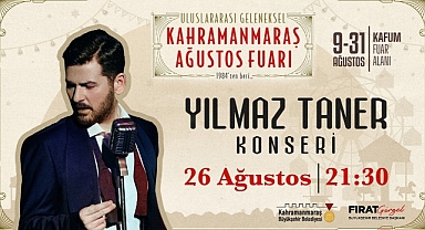 Pop Müziğin Sevilen İsmi Yılmaz Taner, Müzik Ziyafeti Yaşatmaya Kahramanmaraş’a Geliyor!