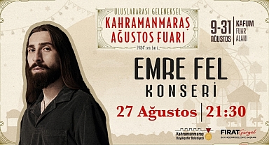 Sevilen Sanatçı Emre Fel, KAFUM’da Sahne Alacak