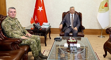 Tuğgeneral Tolga Genç, Vali Ünlüer’i Ziyaret Etti
