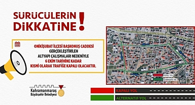 Büyükşehir’den Alternatif Güzergâh Uyarısı!