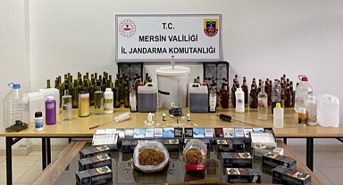 Jandarma’dan sahte içki operasyonu!