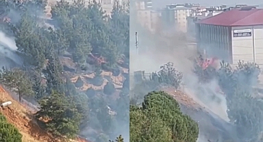 Kahramanmaraş’ın merkezindeki yangın korkuttu!