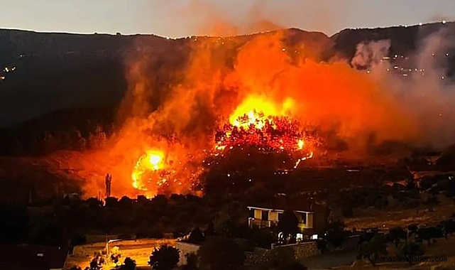 Kahramanmaraş’ta Pınarbaşı yandı!
