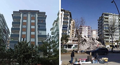 Kahramanmaraş’ta yıkılan binanın kaçak sanıkları noterde işlem yaptı!