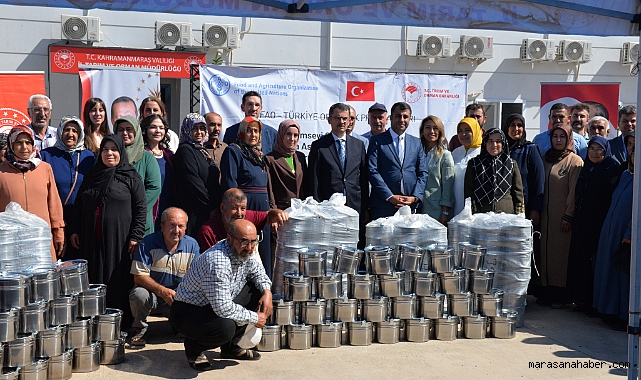 Kahramanmaraşlı Kadın Üreticilere Üretim Desteği: Yeni Ekipmanlar Dağıtıldı