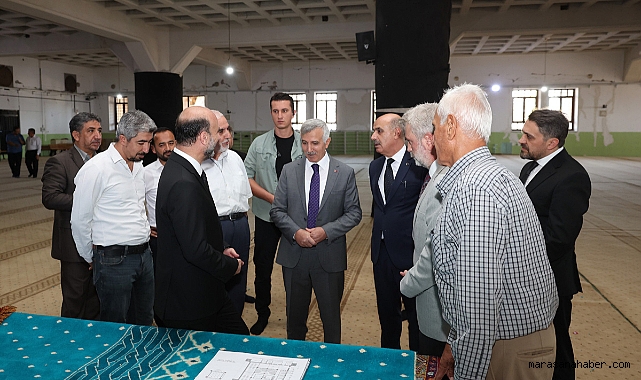 Vali Ünlüer, Abdulhamithan Camii’ndeki Gençlik Merkezi Projesini İnceledi
