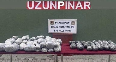 Van’da 57 kilogram uyuşturucu ele geçirildi