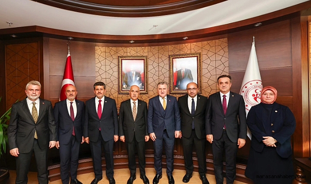 AK Parti Kahramanmaraş heyetinden bakanlara ziyaret!