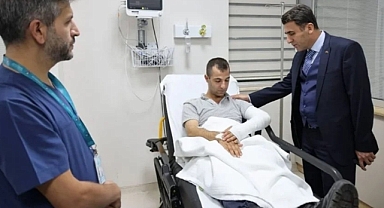 Askeri araç tarlaya devrildi! Mehmetçik yaralandı!