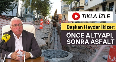 Başkan İkizer: Önce altyapı, sonra asfalt