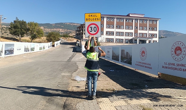 Ekipler Kahramanmaraş’ta Trafik Güvenliği İçin Kesintisiz Çalışıyor!