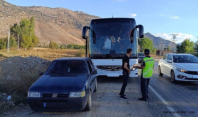 Eski Kahramanmaraş-Göksun Yolunda Trafik Kazalarına Karşı Sıkı Tedbir
